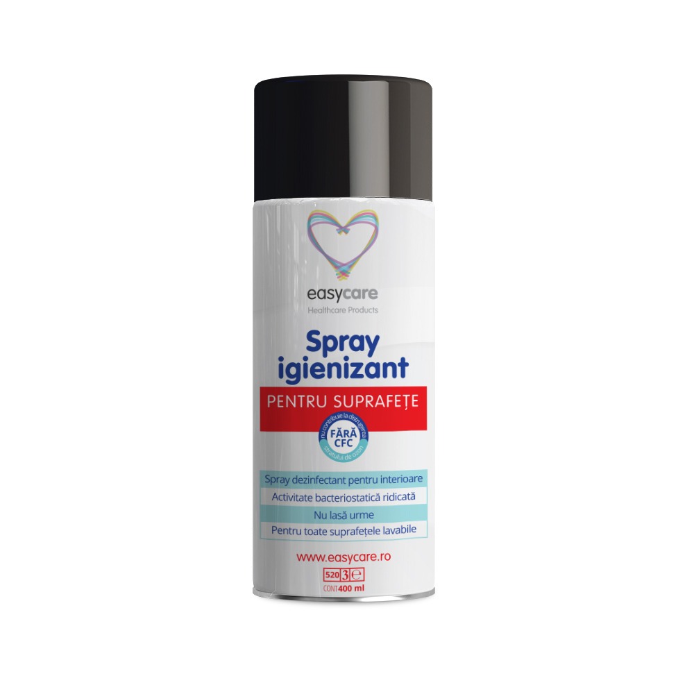 Spray Igienizant Easycare 400ml - Dezinfectant Suprafețe - imagine 3