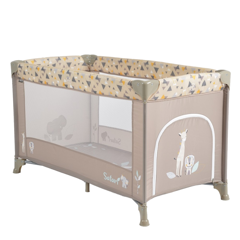 Patut Pliabil Moni Safari Beige cu Accesorii Incluse - imagine 5
