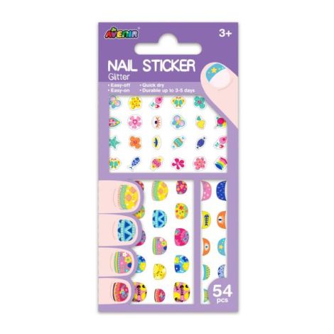 Stickere Unghii Flori Avenir - Design Sclipici