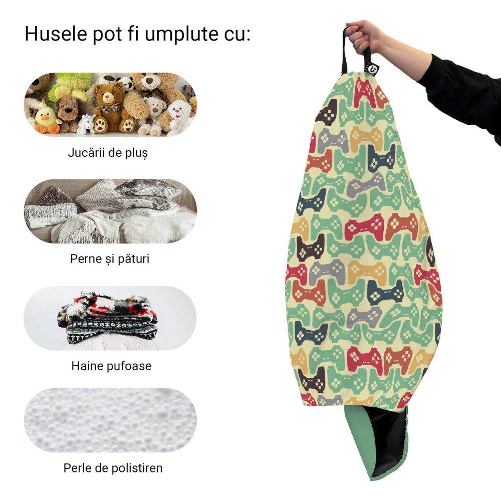 Husa Fotoliu Puf Para XL Updeco