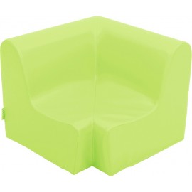 Canapea colt copii Moje Bambino, spuma, verde