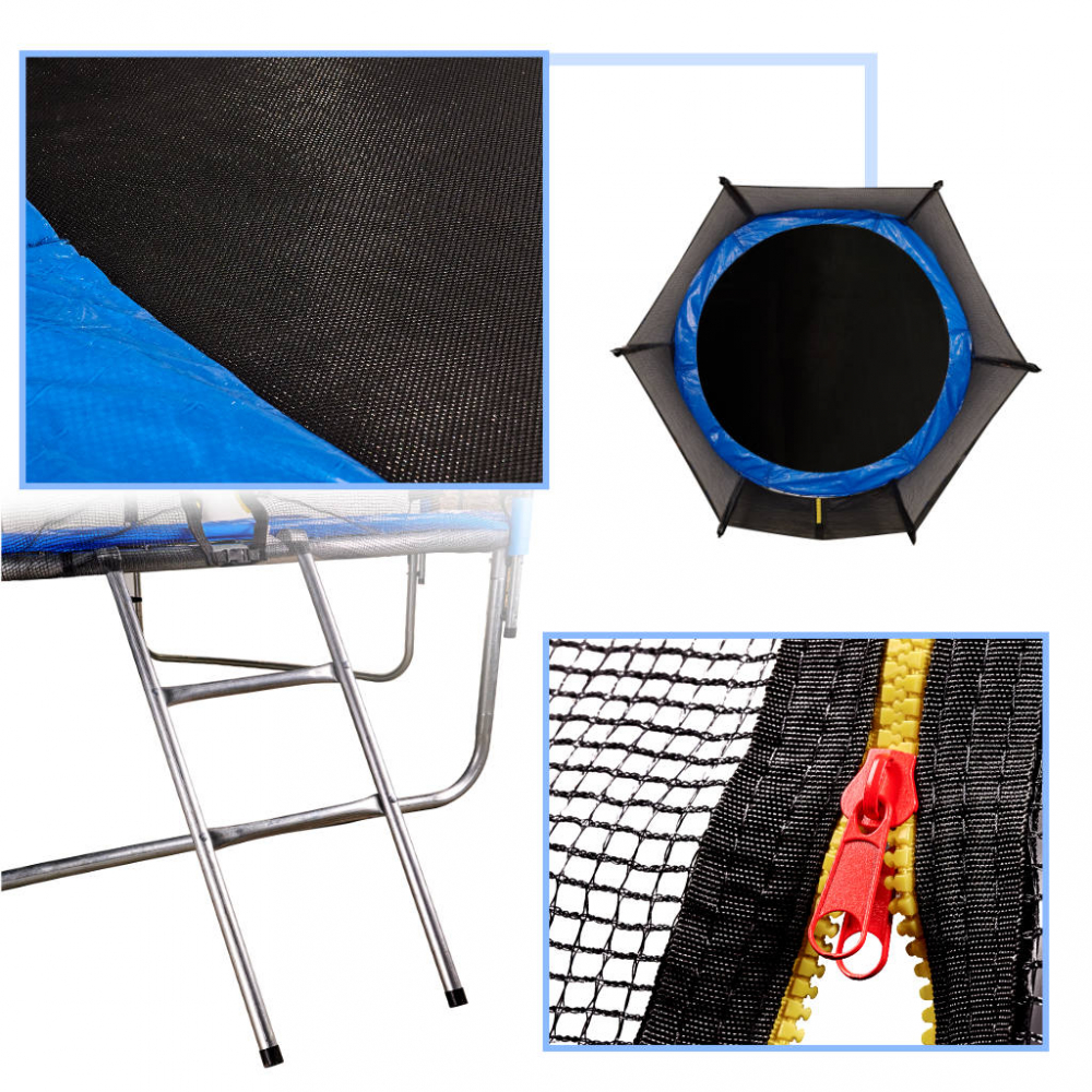 Trambulina Ikonka 305 cm, cu Plasă și Scară - imagine 3