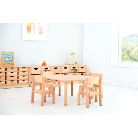 Scaun cresa Moje Bambino, fag masiv, ergonomic - imagine 2