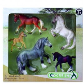 Set 5 Figurine Cai Collecta - Detalii Realiste