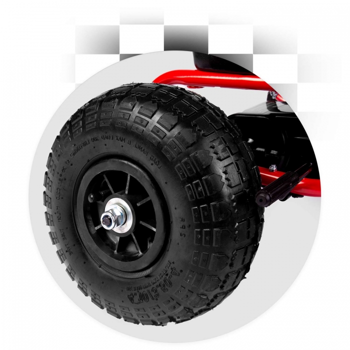 Kart Pedale Ricokids RK-593 Roșu | Control Total - imagine 5