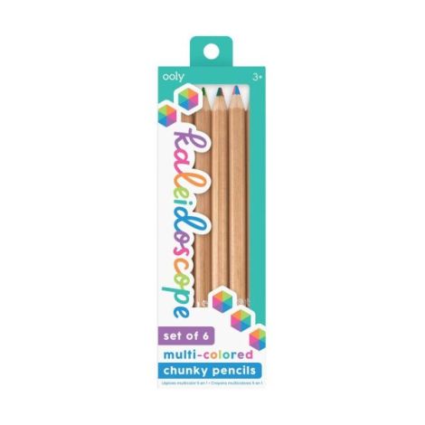 Creioane Multicolore Ooly Caleidoscop Set 6 Buc