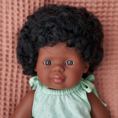 Păpușă Educativă Miniland 38 cm Fetiță Afro - imagine 2