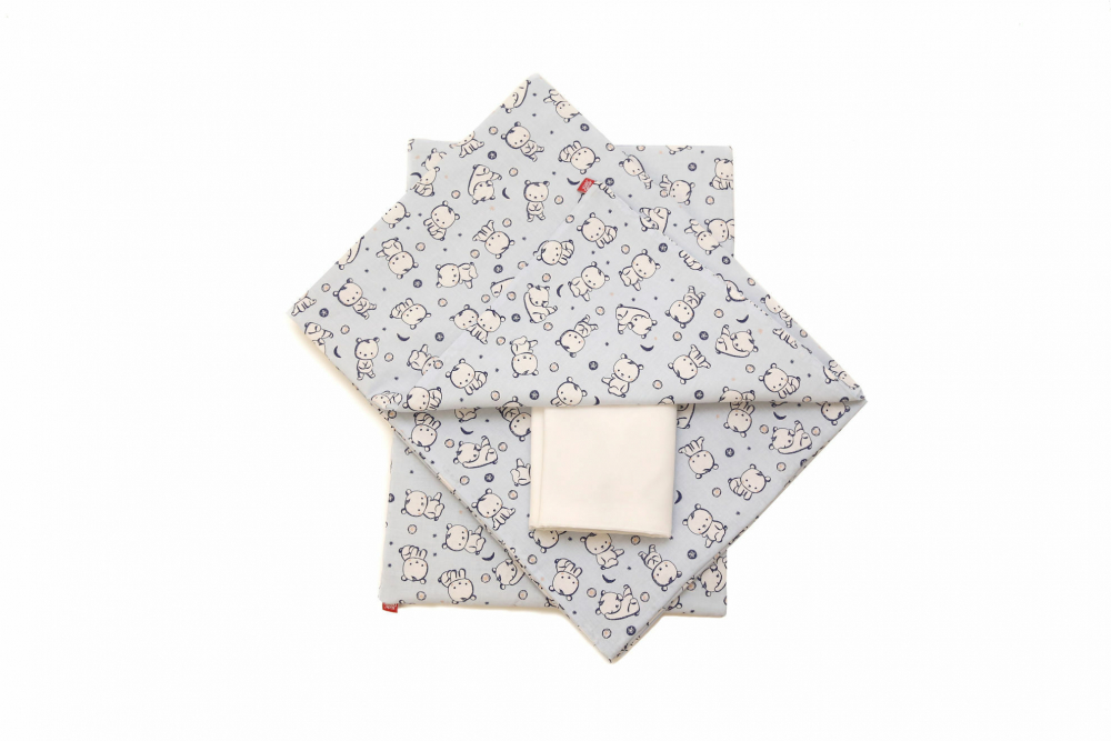 Lenjerie pat Baby Bear KidsDecor bumbac - imagine 7