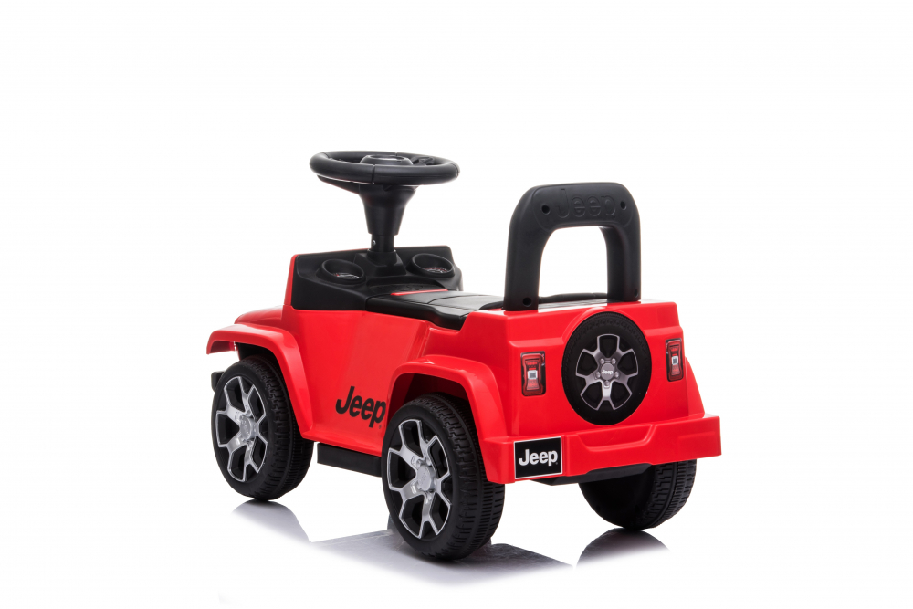 Masinuta Jeep Rubicon Red, fara pedale - imagine 4