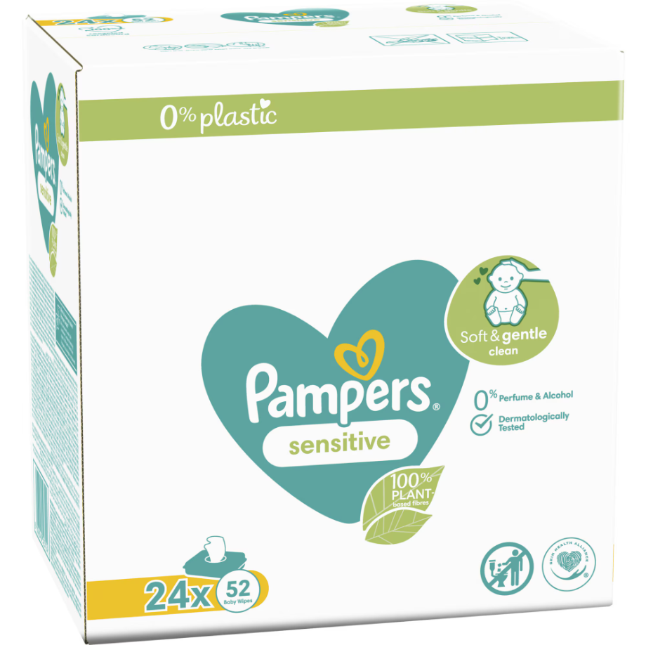 Servetele Pampers Sensitive 24x52 - imagine 3