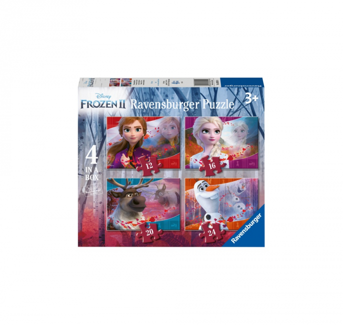 Puzzle Ravensburger Frozen II, 12-24 Piese Educativ
