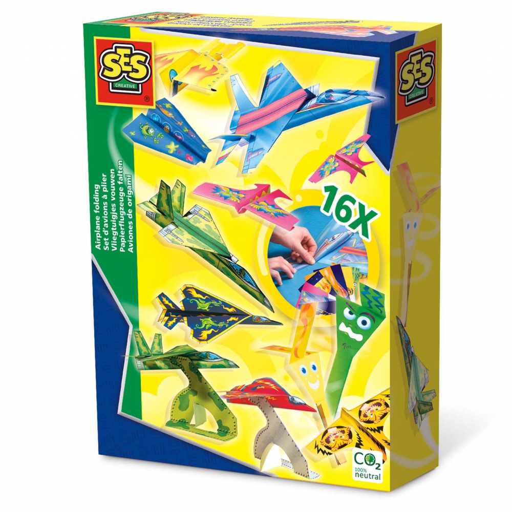 Set Avioane din Hartie Ses Creative | 16 Bucati