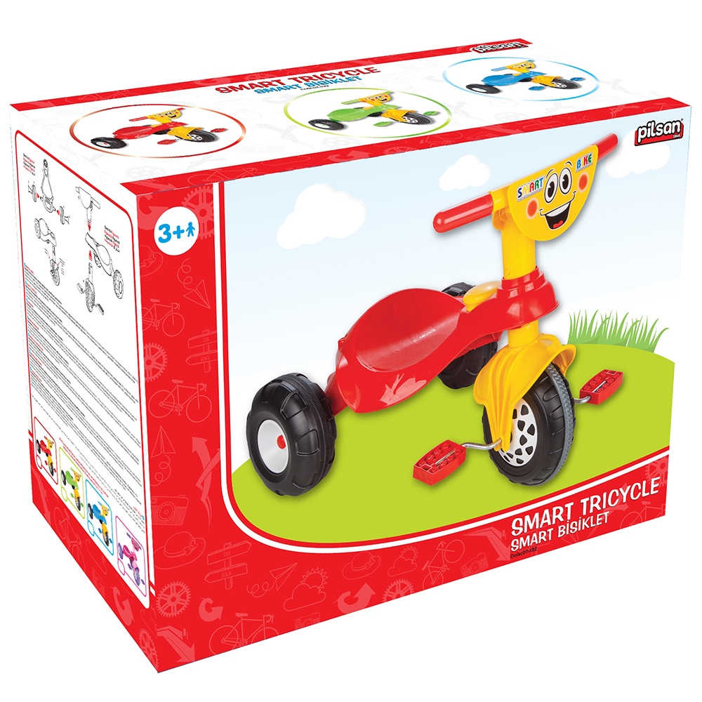 Tricicleta Pilsan Smart Red | 3-35kg | Pedale - imagine 4