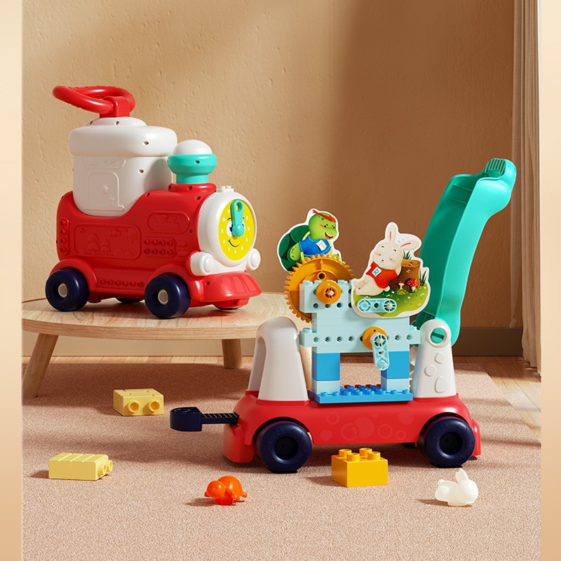 Antepremergator Trenulet 4 in 1 Jucarii bebe - imagine 6