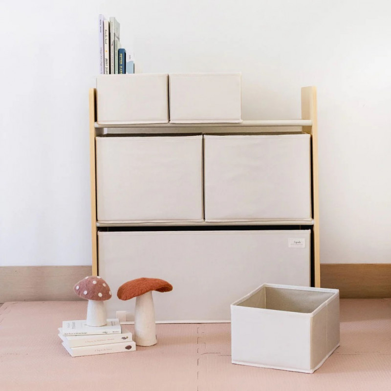 Organizator Jucării 3 Sprouts Cream Material Reciclat - imagine 4