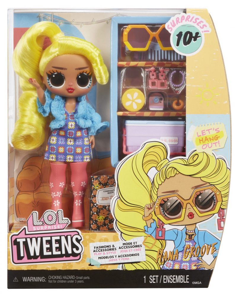 L.O.L. Surprise! Tweens Hana Groove – Papușă Stil Retro