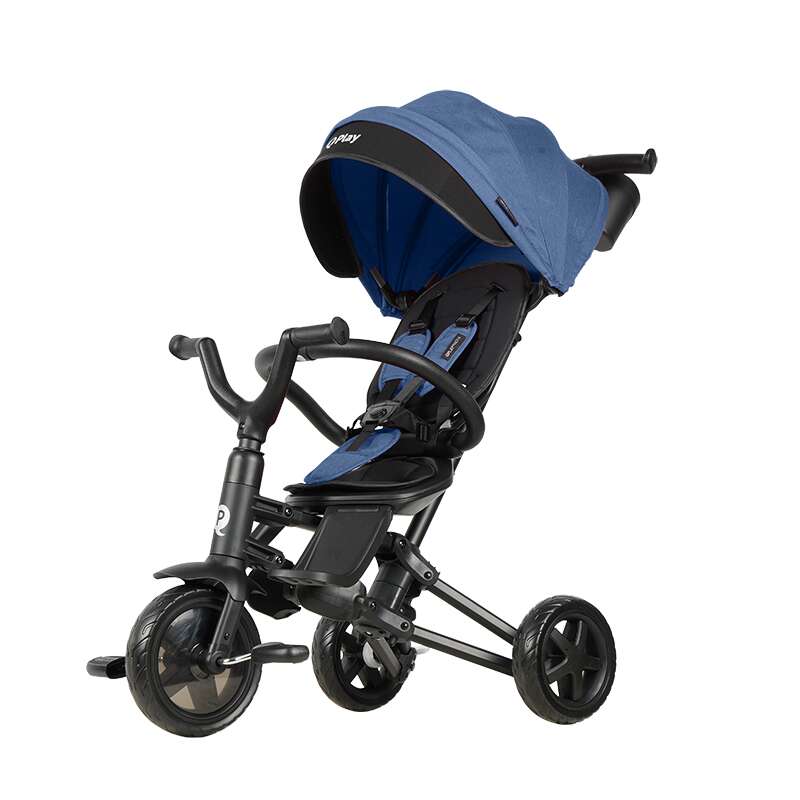 Tricicleta Qplay Nova Niello, Albastru, Ultrapliabilă - imagine 11