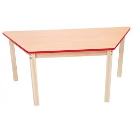 Blat Masa Trapezoidal Rosu Moje Bambino