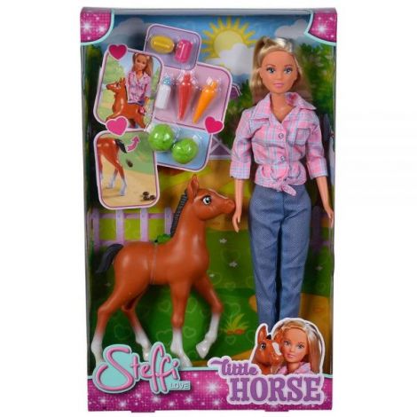 Papusa Simba Steffi cu Calut si Accesorii 29cm - imagine 6