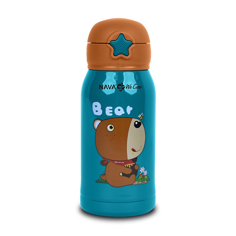 Sticla Nava 500ml Urs Albastru Termoizolanta