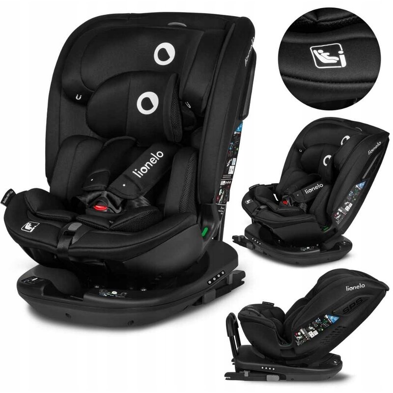 Scaun Auto Lionelo Bastiaan RWF, 0-36 kg, Rotire 360°