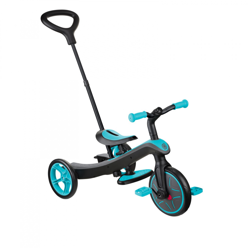Tricicleta Globber Explorer 4 in 1 Turquoise, 10 luni-5 ani - imagine 10