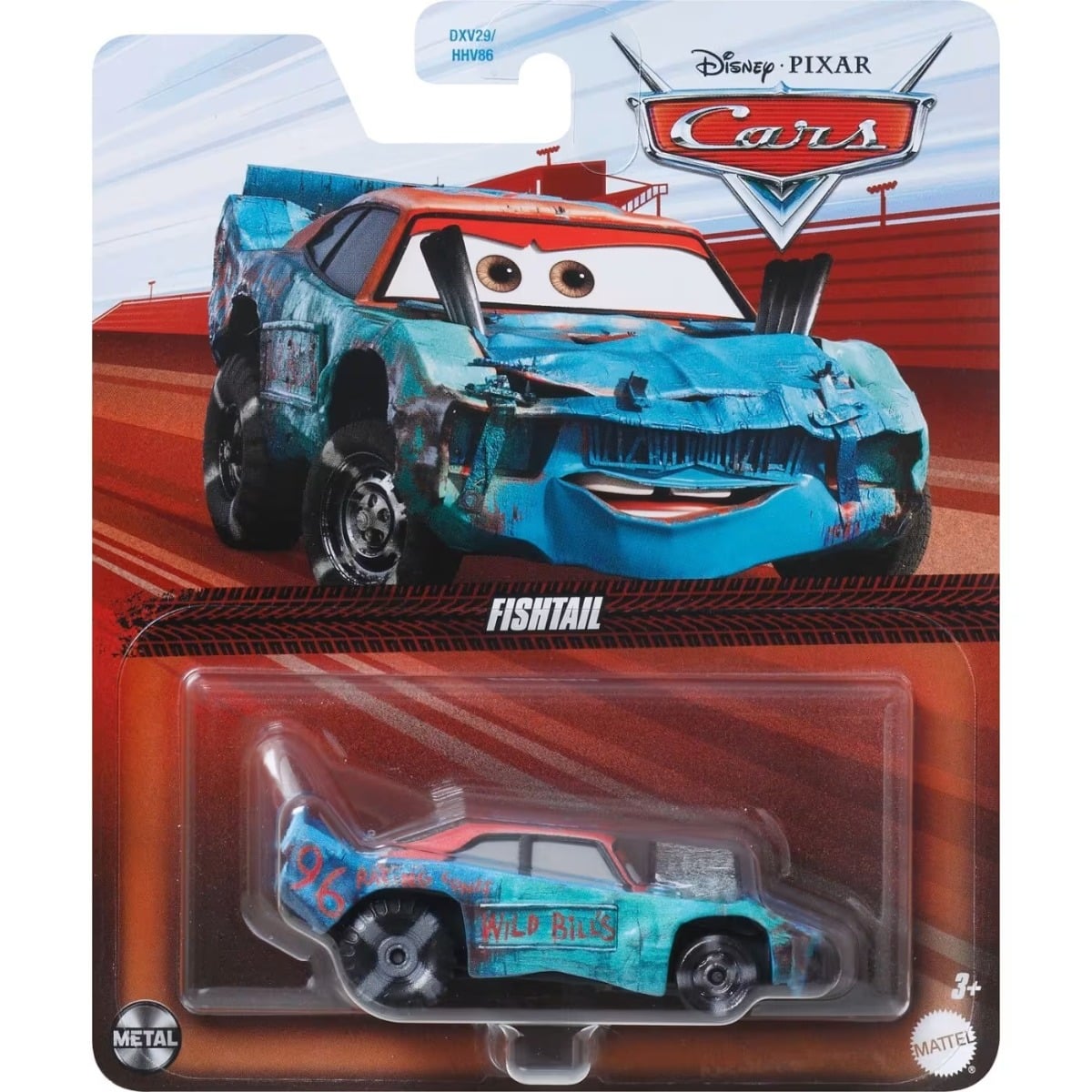 Masinuta Disney Cars Fishtail Metal Colectie