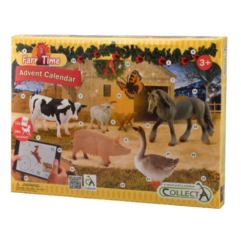 Calendar de Crăciun Collecta Ferma - 24 Figurine