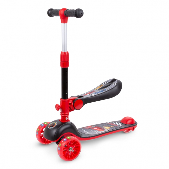 Trotineta 2 in 1 Kidwell Rimba Race cu LED - imagine 2