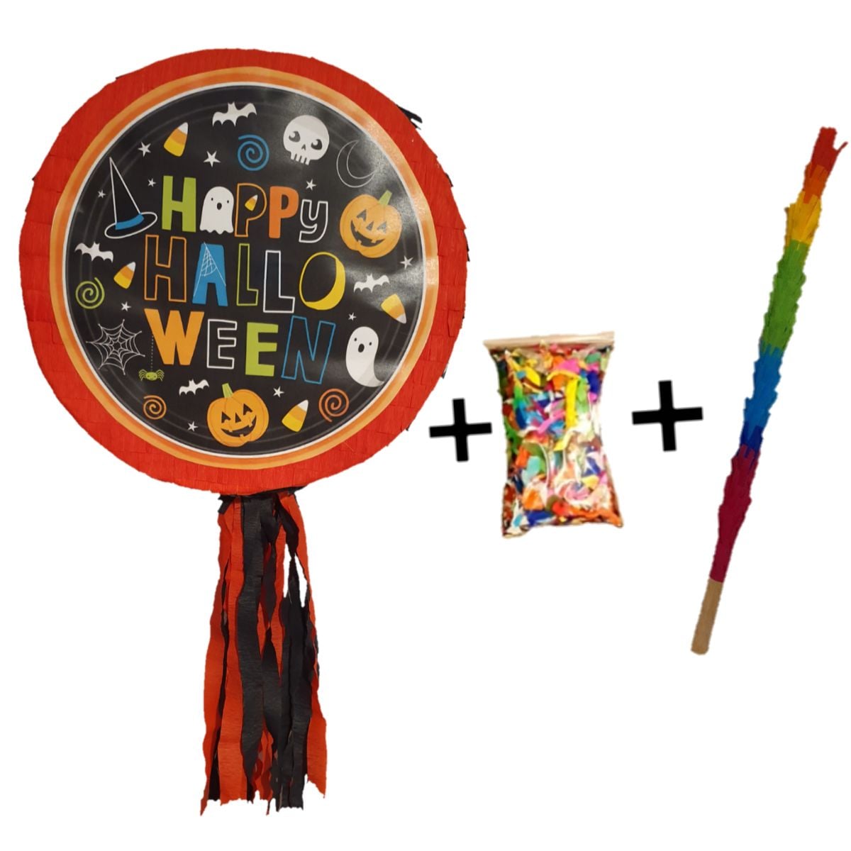 Pinata Halloween PinaStar, Cu Băt şi Confetti