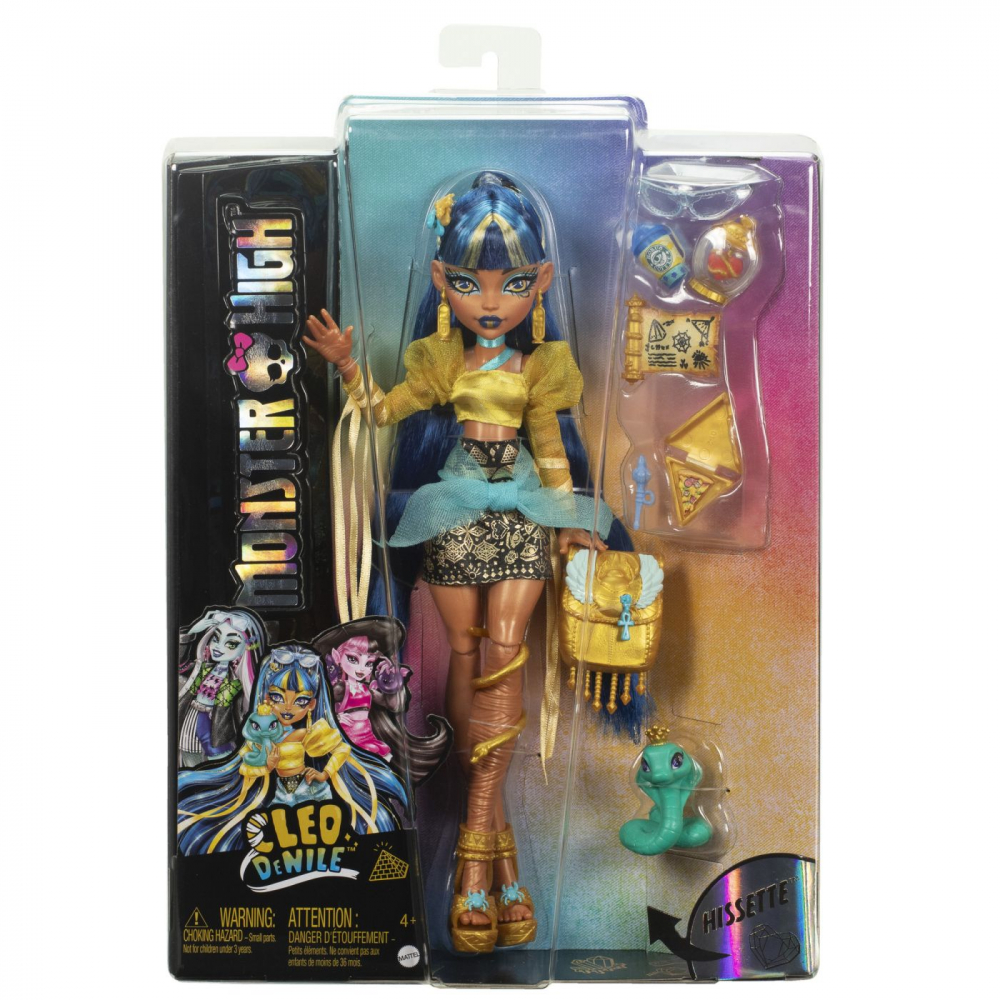 Păpușă Monster High Cleo de Nile și Hissette