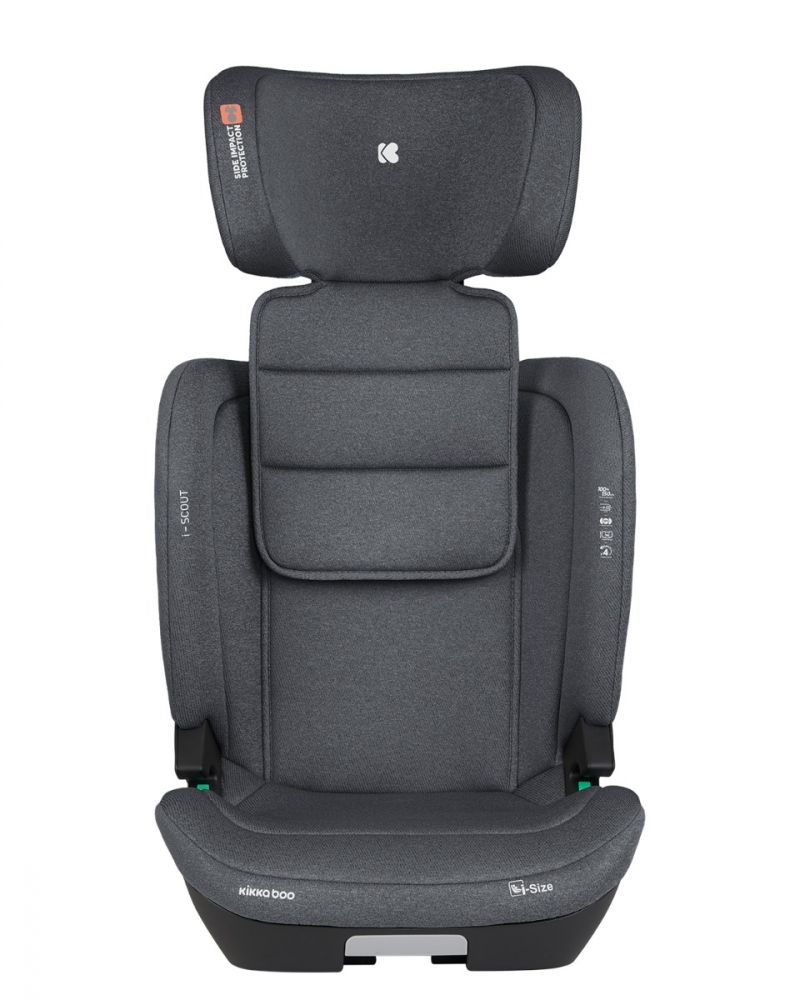 Scaun Auto Kikkaboo i-Scout Isofix i-Size, Dark Grey - imagine 3