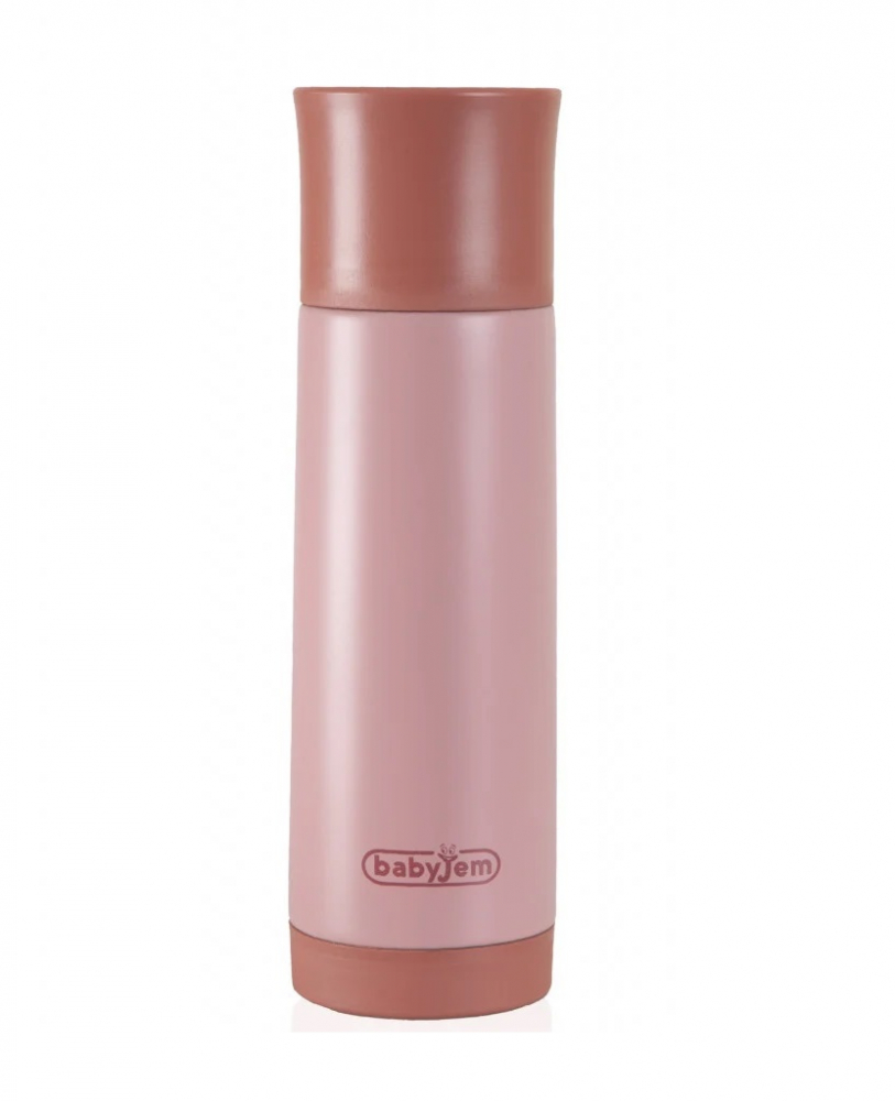 Termos Otel Inoxidabil BabyJem 400ml Roz - imagine 4