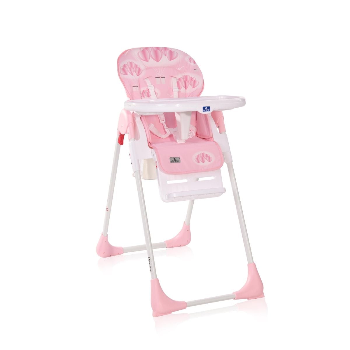 Scaun de masă reglabil Lorelli Cryspi Pink Hearts