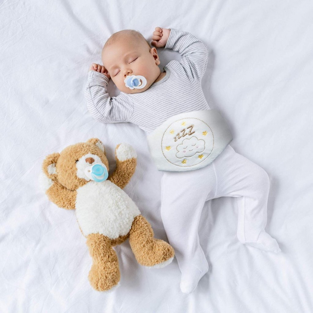 Centura Anticolici Babyjem cu Semințe Ecru - imagine 7
