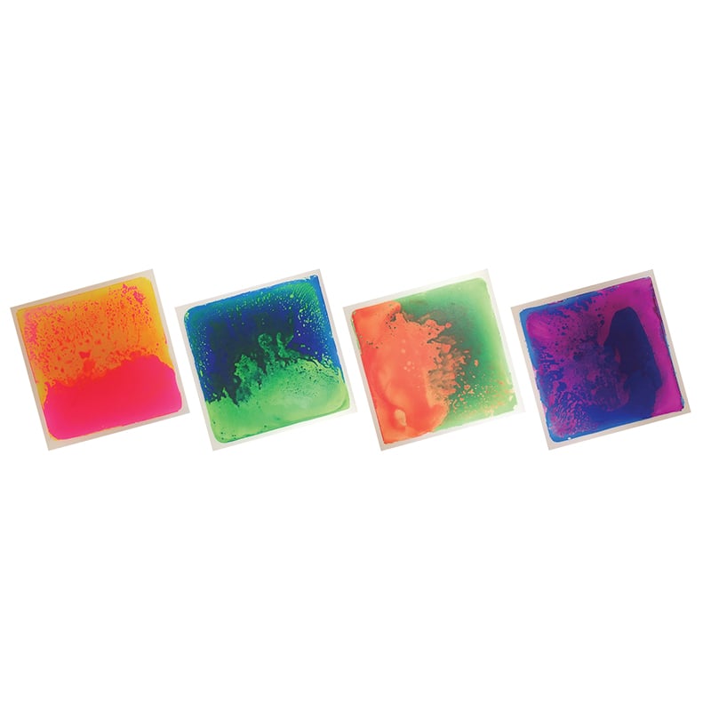 Set 4 Placi Senzoriale UV Playlearn - 40x40cm
