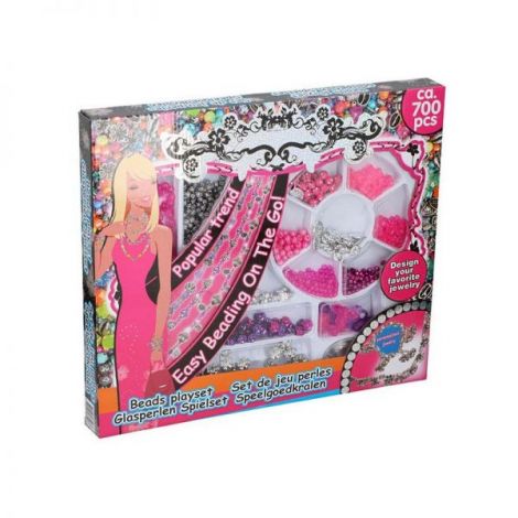 Set 700 Margele Roz Eddy Toys | Creează Bijuterii