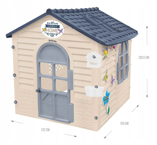 Casuta Mochtoys Gri - Spatiu de Joaca Sigur