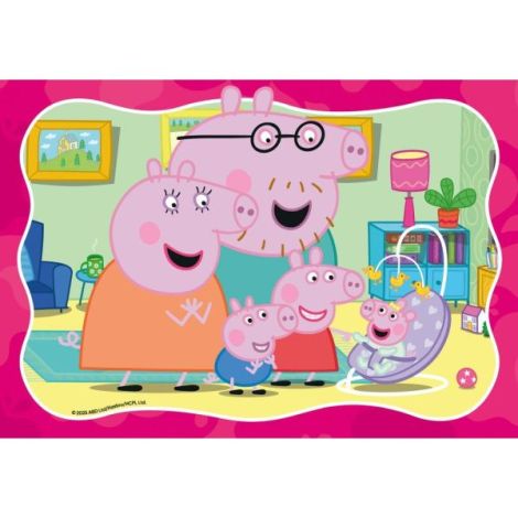 Puzzle Ravensburger Peppa Pig 2x24 piese - imagine 3