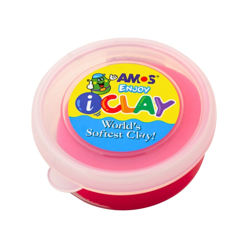Plastilina Amos iClay Roșu | Modelare Ușoară, 18g