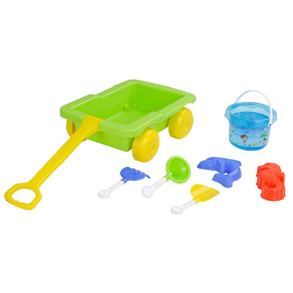 Set Căruț Jucării de Nisip Pilsan Carriage Green