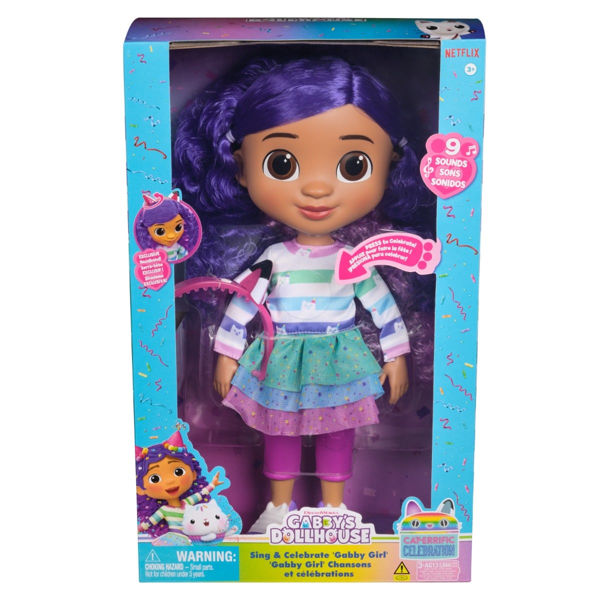 Păpușă Gabby's Dollhouse Interactivă, 33 cm