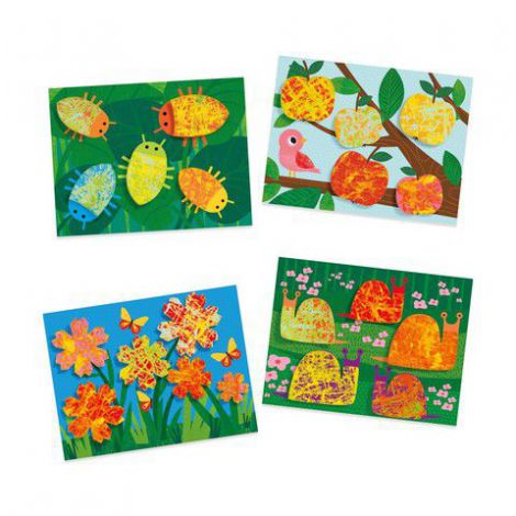 Pictura cu Bile Djeco Animale, Creativitate 3-6 Ani - imagine 5