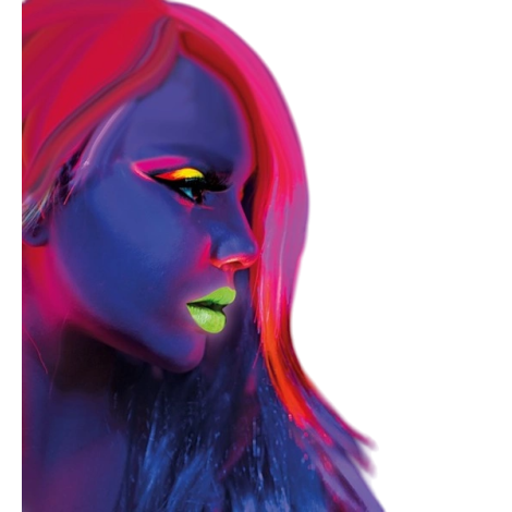 Ruj Verde Neon Widmann | Carnaval - imagine 2