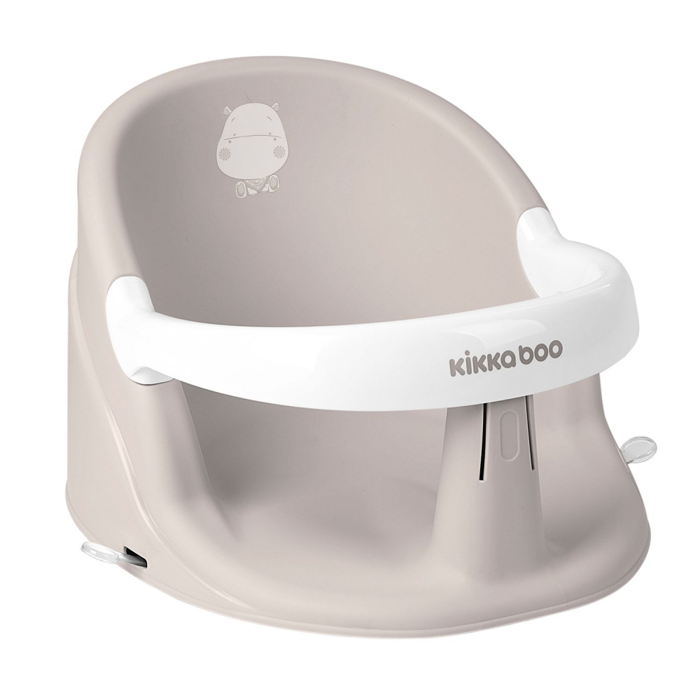 Scaun Baie KikkaBoo Hippo Beige cu Ventuze - imagine 3