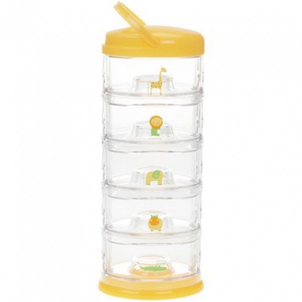 Set 5 recipiente Innobaby Zoo Mango, suprapuse - imagine 9