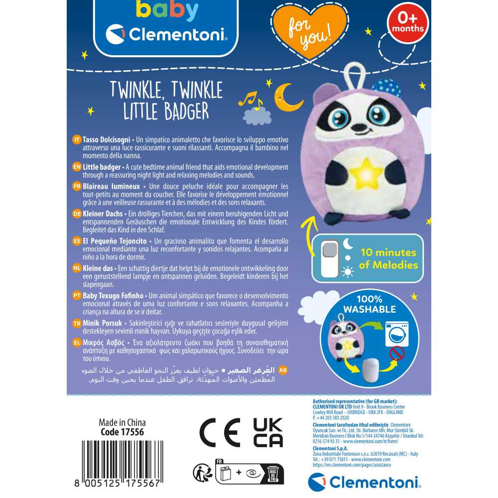 Bursuc Clementoni cu Lumina Veghe si Sunete - imagine 5