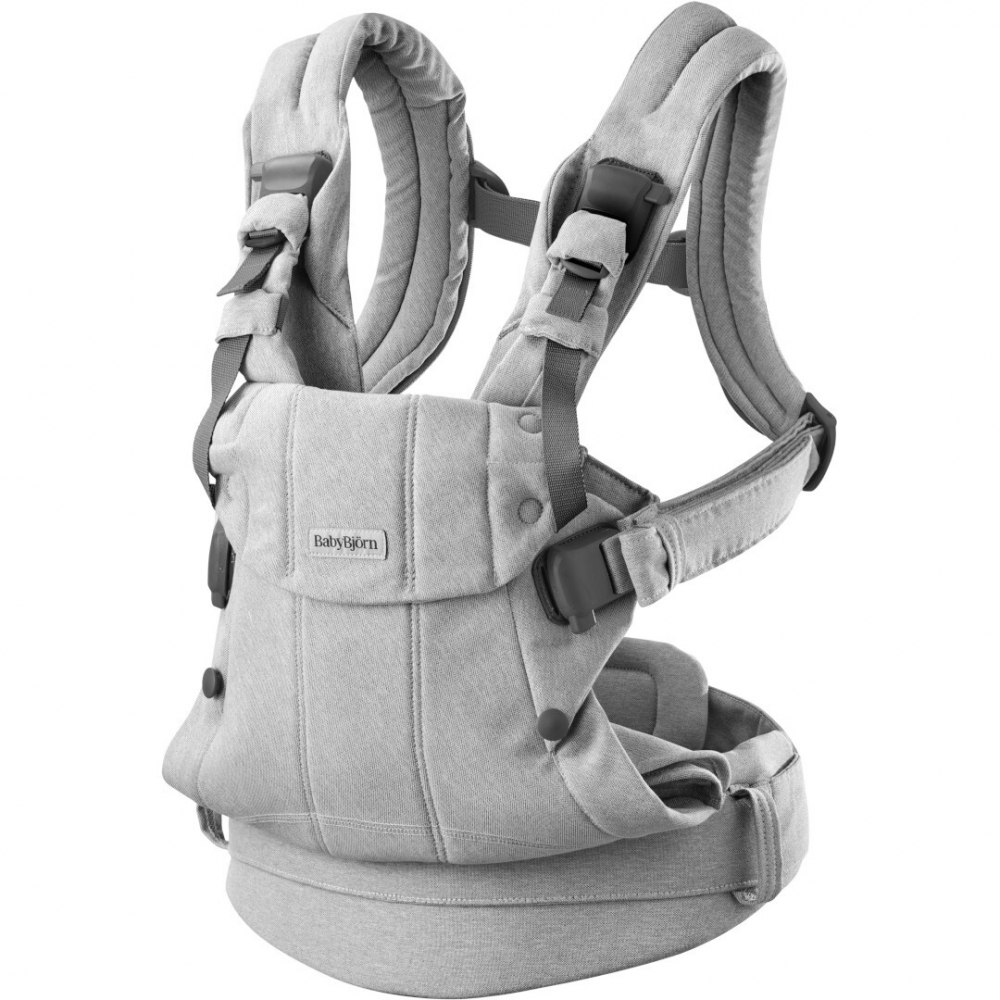 Marsupiu BabyBjorn Harmony Light Gray - Anatomic - imagine 3