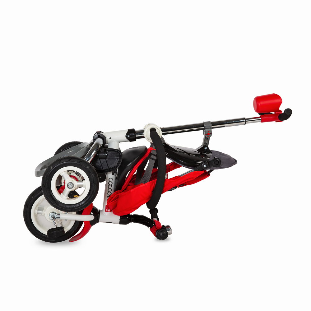 Tricicleta Coccolle Urbio Air Red Pliabilă - imagine 4