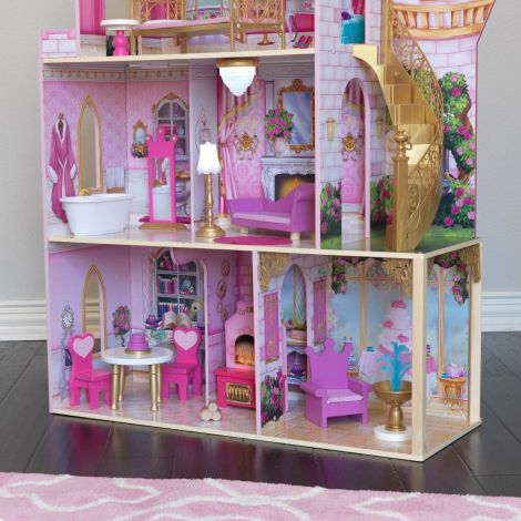 Casti Papusi Rose Garden Kidkraft, 8 Camere - imagine 4